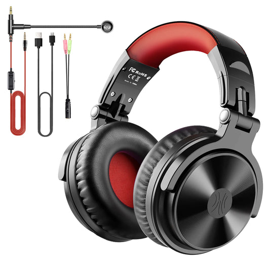 Oneodio Pro-M High-fidelity Wireless Headphones Stereo Gaming Headset with Mic 110H Playtime Foldable Bluetooth Headphones